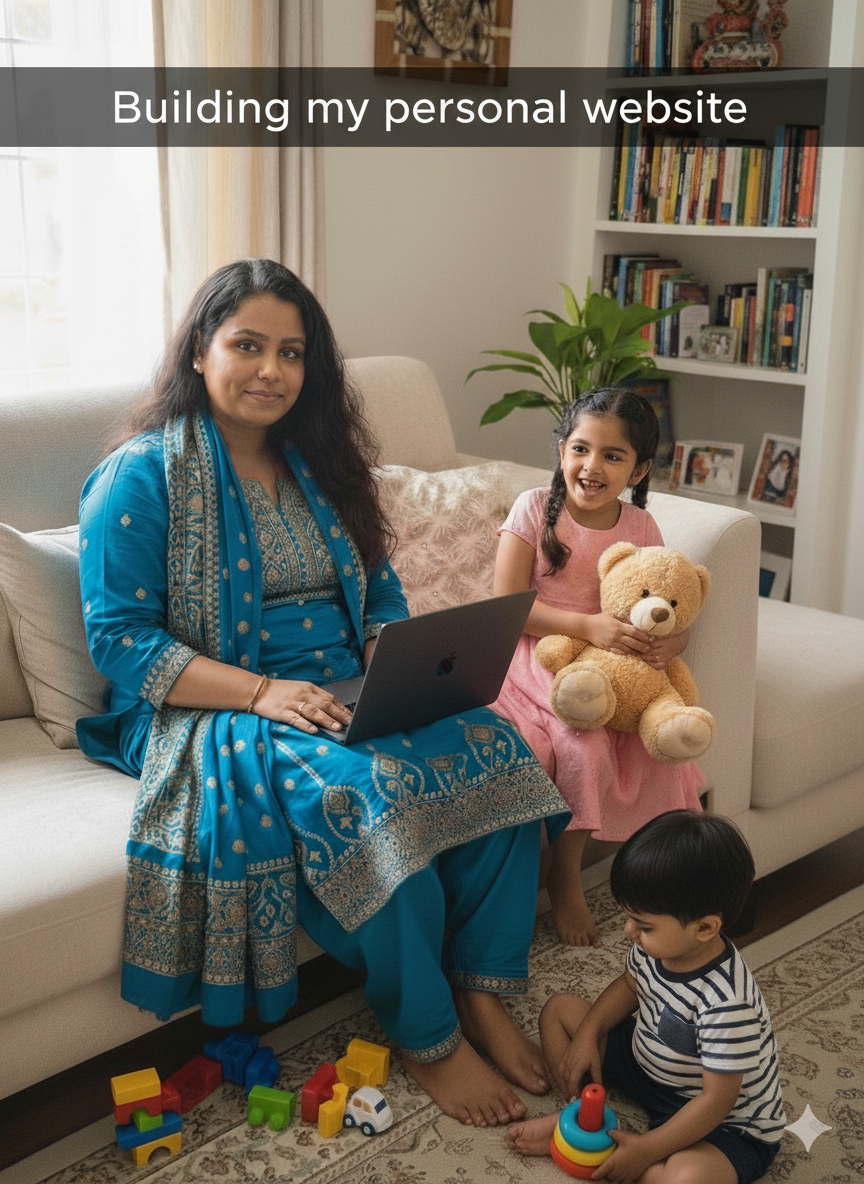 How I Built My Personal Website Coming from a Non-IT Background